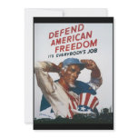 American Freedom World War 2 Personalized Invite