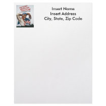 American Freedom World War 2 Letterhead Design