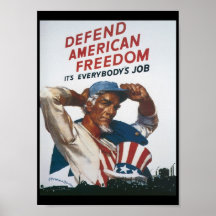 American Freedom World War 2 Print