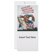 American Freedom World War 2 Rack Cards