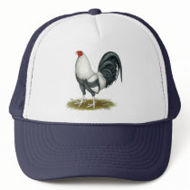 American Game Silver Blue Cock Mesh Hats