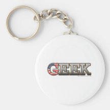 American Geek Key Chains