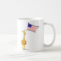 American Giraffe Mugs