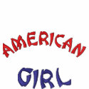 AMERICAN GIRL embroidered shirts by myhome71 AMERICAN GIRL embroidered shirts