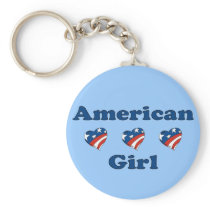 American Girl Keychain