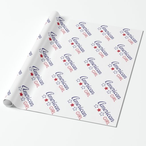 American Girl Stars Gift Wrapping Paper Zazzle
