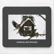 American Goldfinches Mouse Pad