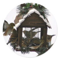 American Goldfinches Round Sticker