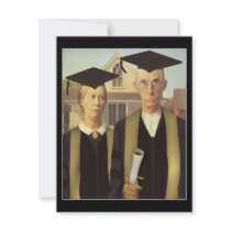 American Gothic Graduation Personalized Invites