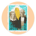 AMERICAN GOTHIC KAYAKERS STICKERS