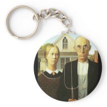 American Gothic Key Chain