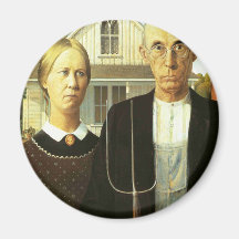 American Gothic Refrigerator Magnets