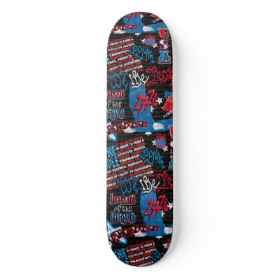 American Graffiti Skateboard Deck on 