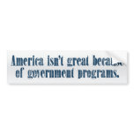 American Greatness Bumper Sticker