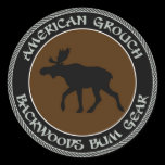 American Grouch Backwoods Bum Gear stickers