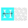 American Hairless Terrier Monogram Personalized Photo Card