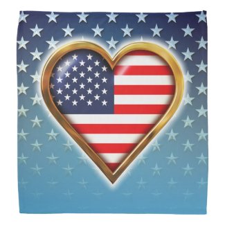 American Heart Bandana