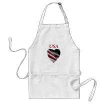 American Heart Flag Aprons
