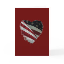 American Heart Flag Cards