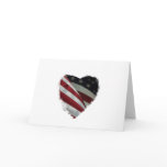 American Heart Flag Greeting Cards