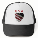American Heart Flag hats