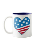 American Heart Flag mug