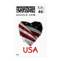 American Heart Flag Stamp