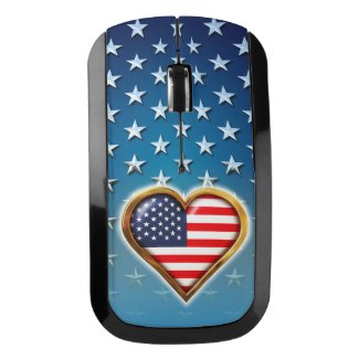 American Heart Wireless Mouse