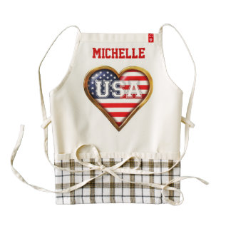 American Heart Zazzle HEART Apron
