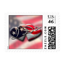 American Hearts Wedding Postage I  Do Military postage