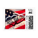 American Hearts Wedding Postage RSVP Military postage by TDSwhite American Hearts Wedding Postage RSVP Military postage