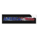 American Hero bumper sticker bumper stickers by mustardseedimprints American Hero bumper sticker bumper stickers