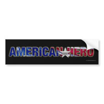 American Hero bumper sticker bumper stickers