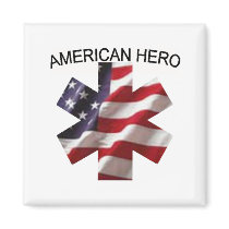 American Hero Magnet by emsusa American Hero Magnet