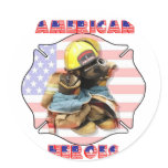 AMERICAN HEROES- STICKER