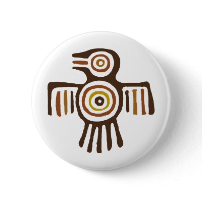 American Indian Bird Pins by TNMgraphics