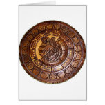 American Indian calendar design Greeting Card