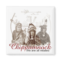 American Indian Magnet We are all related