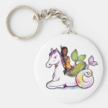 American Indian Mermaid and merhorse Key Chains