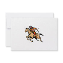 American Indian Riding Horse Bow And Arrow Custom Invites