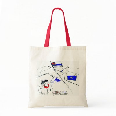 AMERICAN ISRAEL TOTE BAG by nocklist