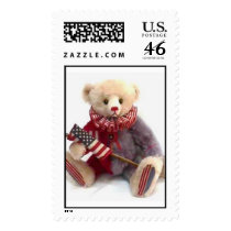 American Jester Bear   postage