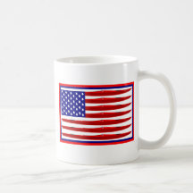 American Kayak Flag Coffee Mugs
