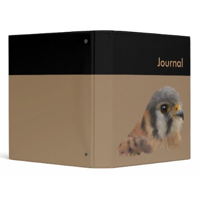 American Kestrel 3 Ring Binder by artoffalconry