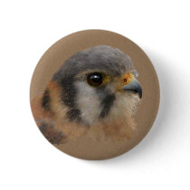 American Kestrel buttons by artoffalconry American Kestrel buttons