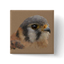 American Kestrel buttons by artoffalconry American Kestrel buttons