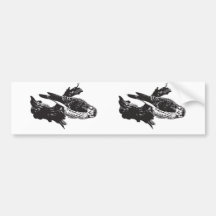 American Kestrel Sketch Bumper Sticker