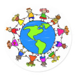 American Kids Sticker