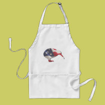 American Kiwi White Kitchen and BBQ Apron aprons