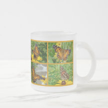 American Lady Butterfly - Vanessa virginiensis Coffee Mug